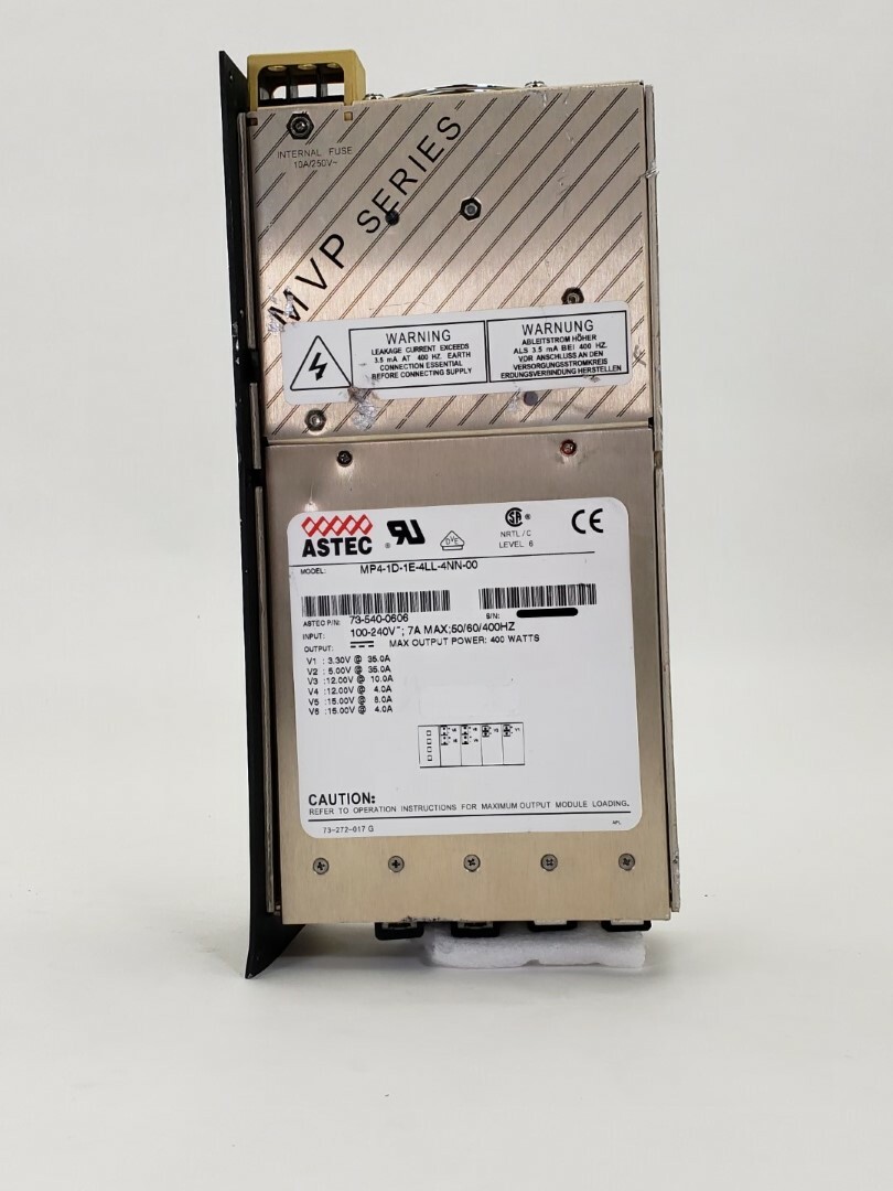 ASTEC Industrial Power Supply – MVP Series MP4-1D-1E-4LL-4NN-00 PN: 73-540-0606