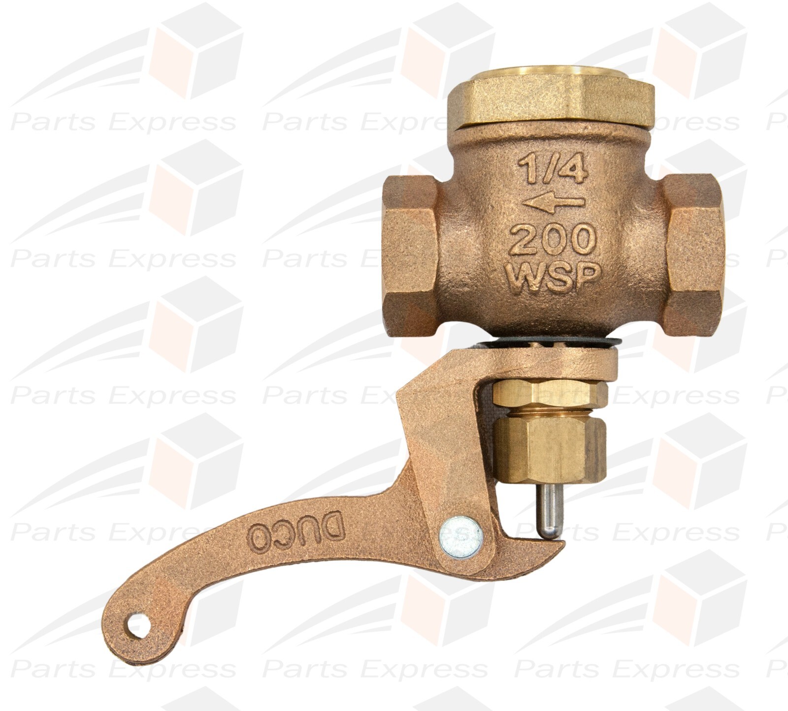 1/4″ BRONZE WHISTLE VALVE (200 WSP), FOR STEAM, OIL & WATER SERVICE, #25WT-1/4