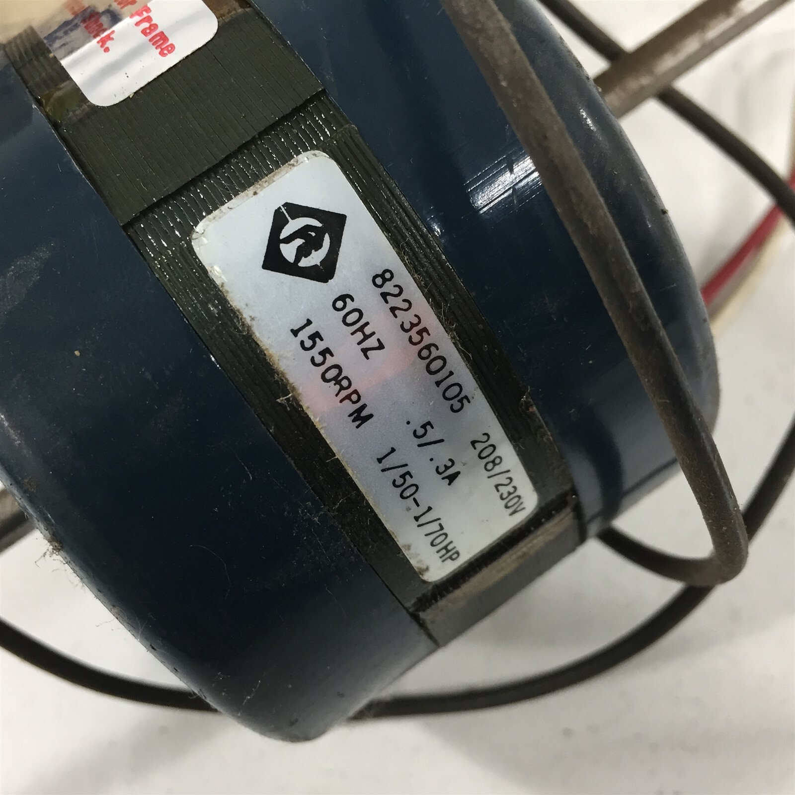 Packard Motor 82378 1/50-1/70HP 1550RPM 208-230V .4-.2A CCWLE 1/4″ Shaft