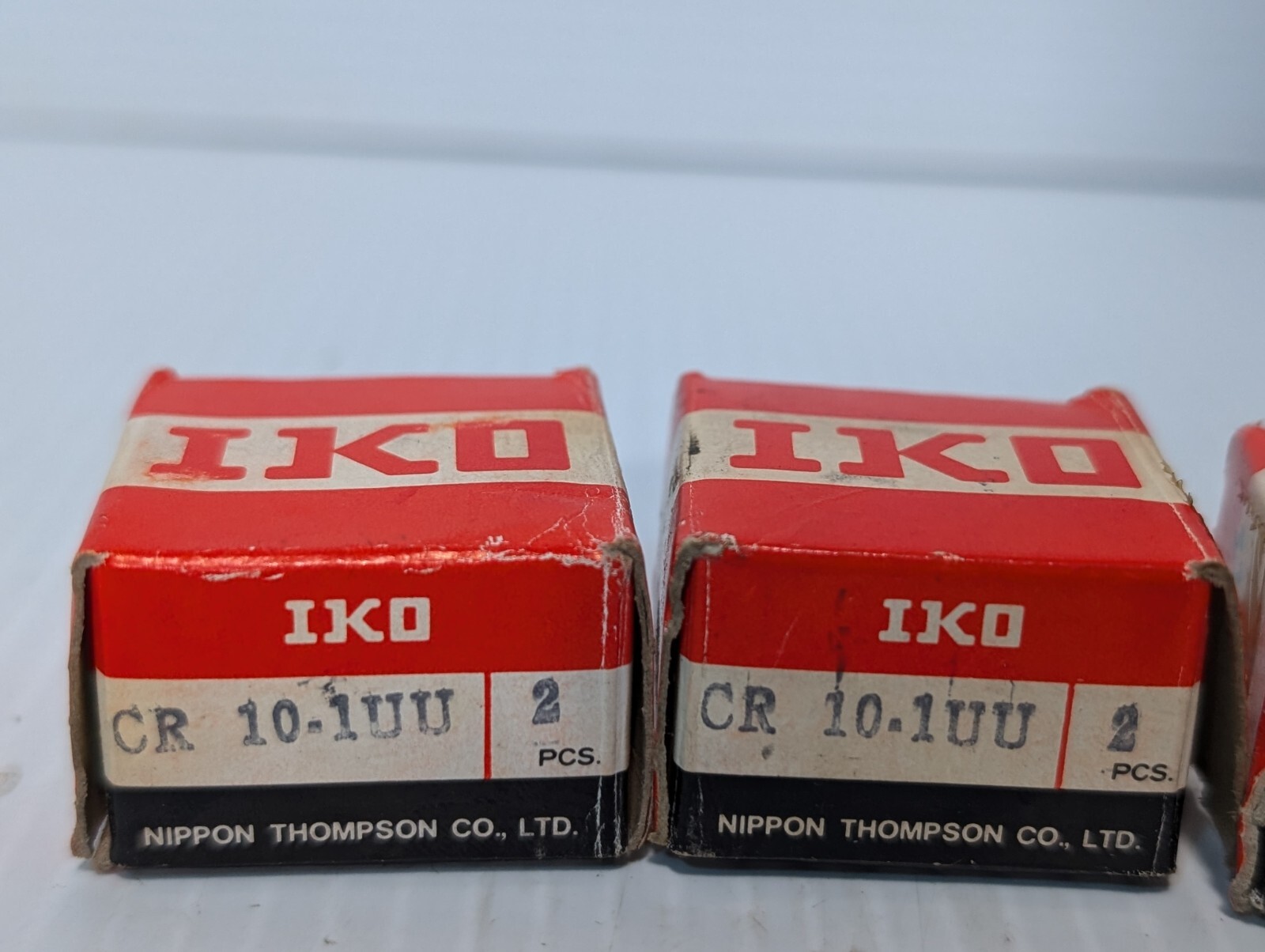 Lot of 3 IKO CR10-1UU Cam Follower Bearings – Free Returns