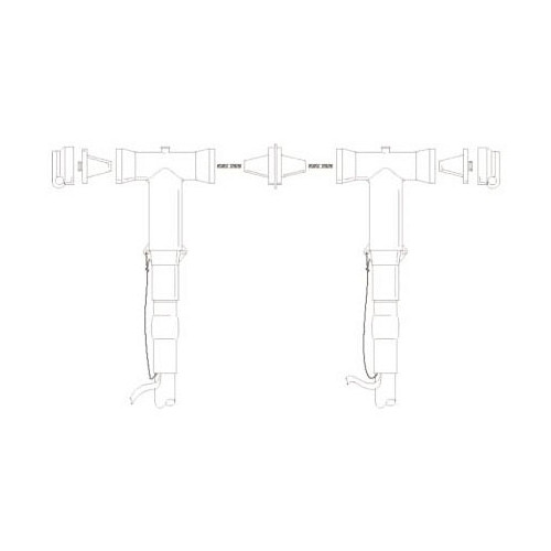 3M 5815-S, 2 AWG to 750 KCMIL Str Copper, 2-Way Shield, Modular Splice Kit, 1 pc