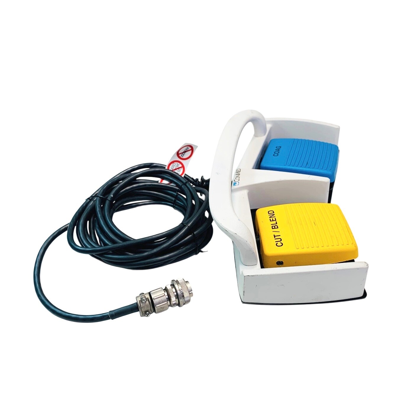ConMed 60-6700-001 MONOPOLAR DUAL PEDAL FOOTSWITCH Surplus Equipment Sold As Is