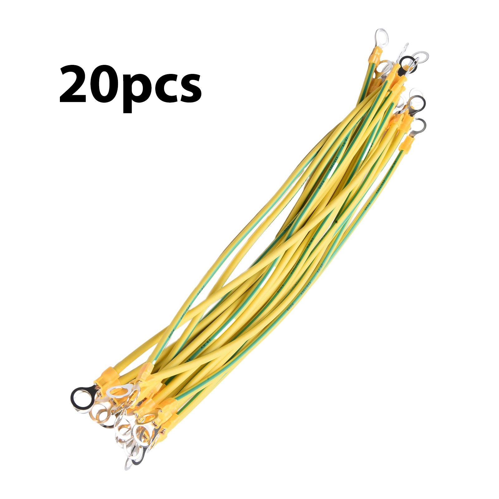 Ground Wire Accessories 10cm/20cm/30cm BVR Solar PV Ground Wire Flexible Copper