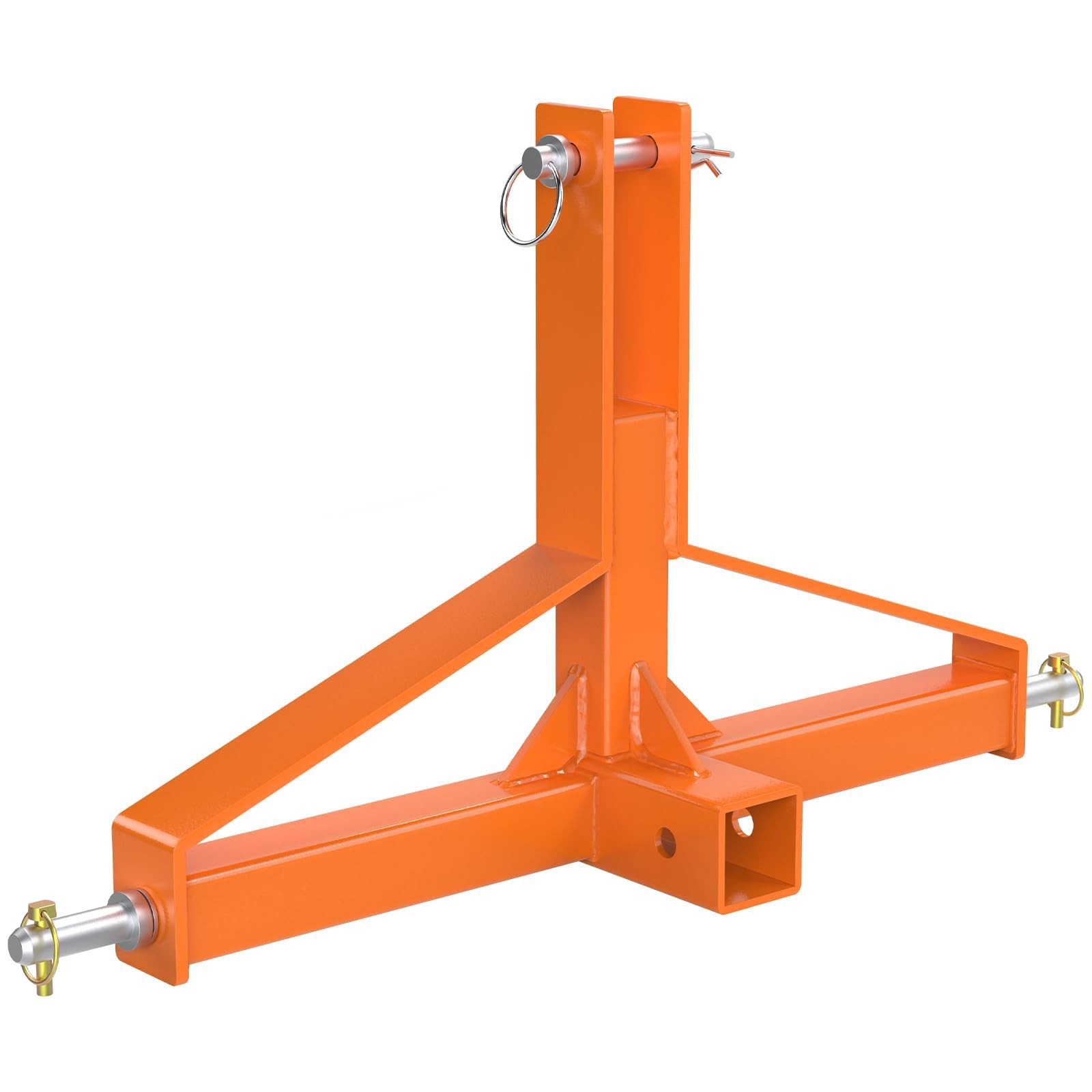 3 Point Hitch 2» Trailer Receiver Hitch Tow Drawbar Category 1 Tractor Adapter