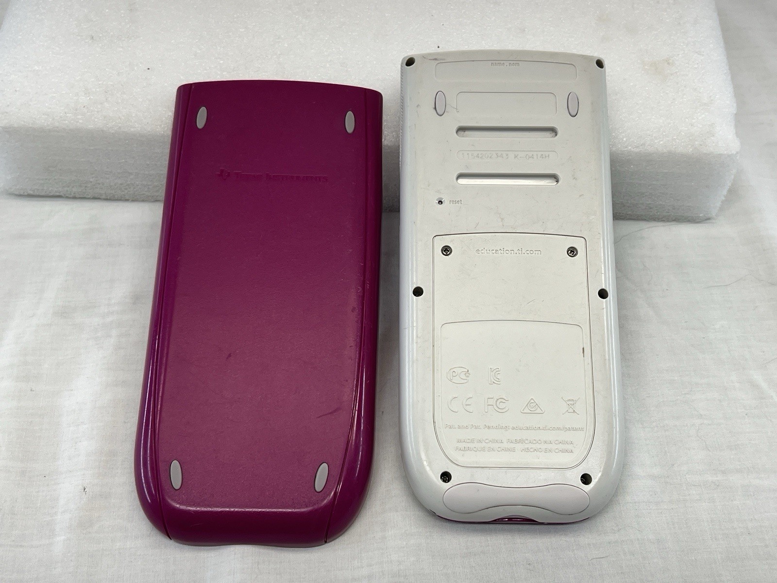 Texas Instruments TI-84 Plus C Silver Edition Graphing Calculator -Magenta/Plum