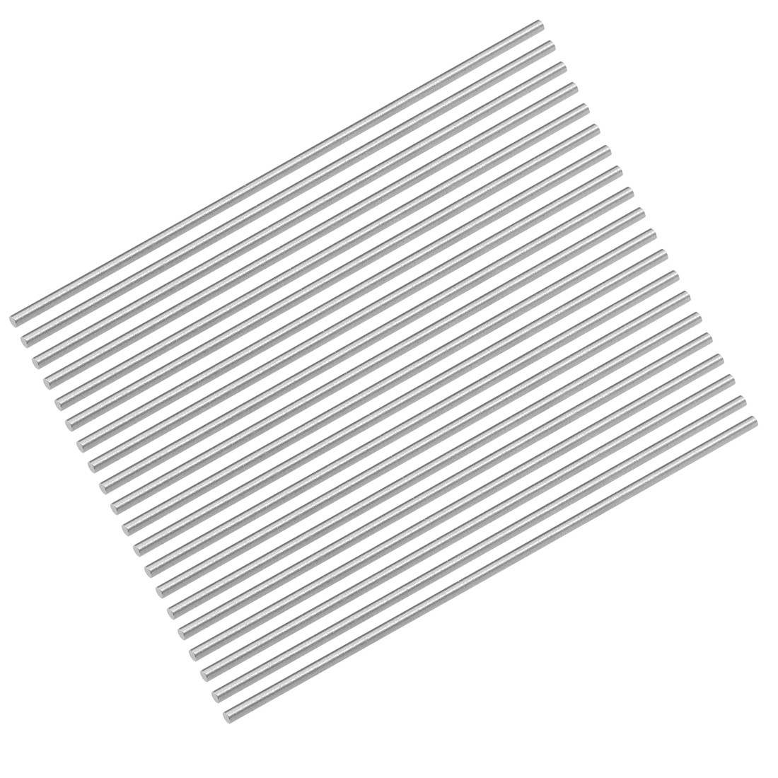 20Pcs 2mm x 100mm Round Metal Rods for DIY Lathe Bar Stock High Speed Steel