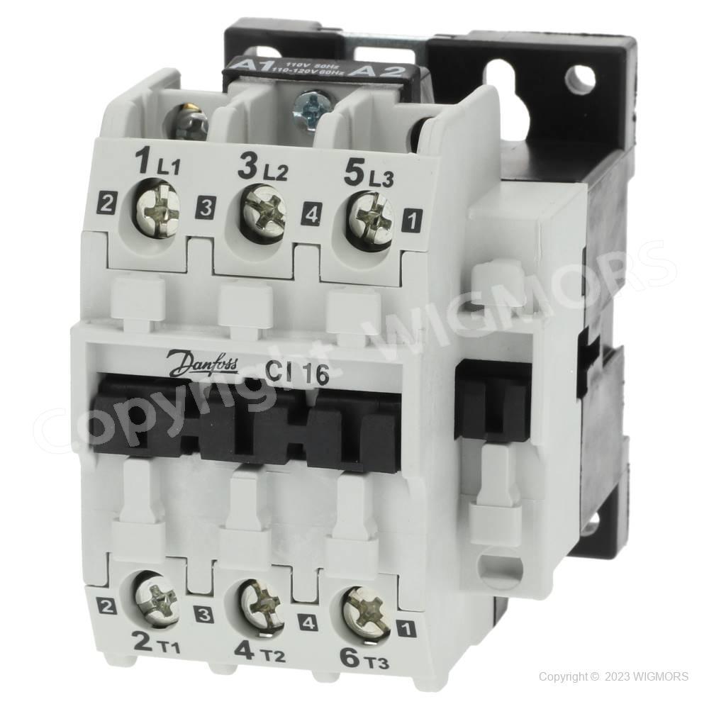 Contactor Danfoss CI 16 7,5kW 110V 50Hz 60Hz 037H0041.23 037H004123