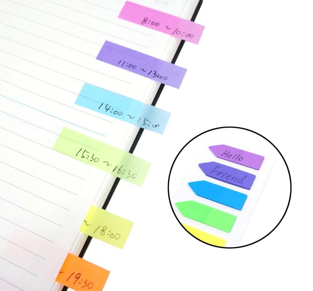 560PCS Page Markers Sticky Index Tabs Book Annotation Bookmark Notes Small Po…
