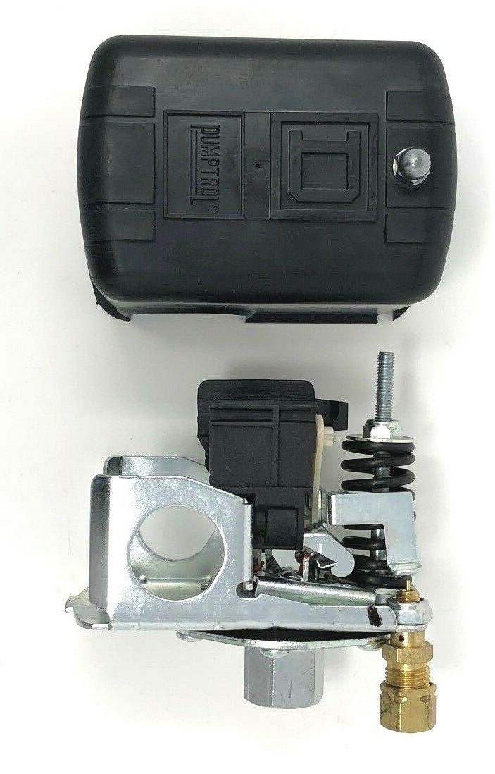 SQUARE D AIR PRESSURE SWITCH 105 PSI ON 135 PSI OFF 24 AMP 120/240 VOLT 9013 FHG