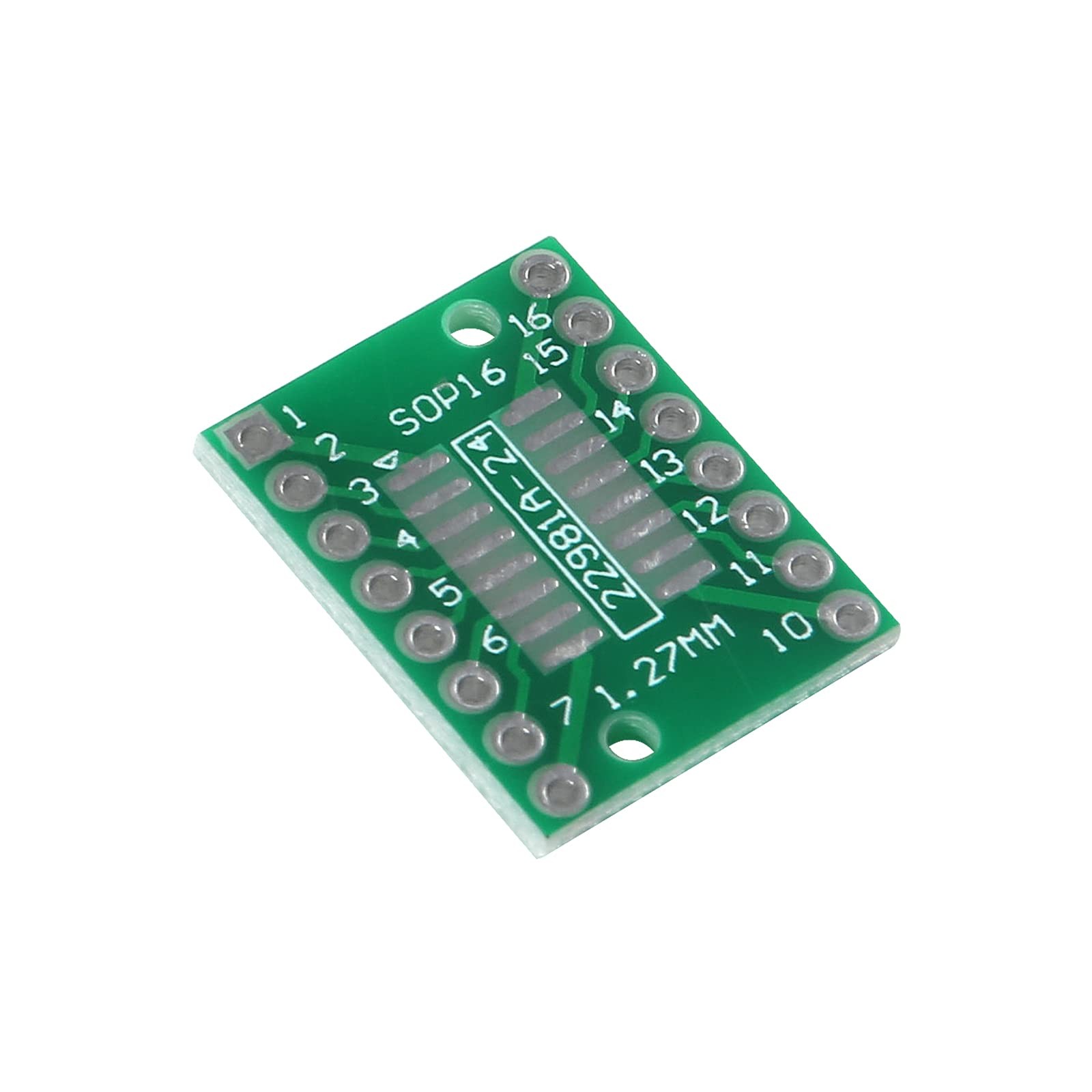 ALMOCN 15Pcs SOIC-16 SOP-16 SSOP-16 to DIP-16 16 Pin Breakout Board