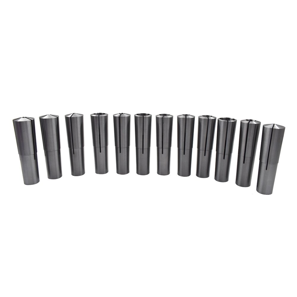 12 Pcs #3 Morse Taper Collet Set 1/8″ – 3/4″ 3MT MT3 3/16 1/4 3/8 1/2 5/8 Chuck