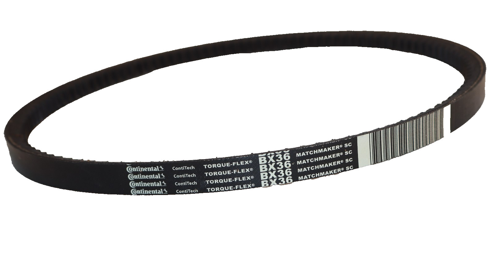 Continental Cogged V-Belt Belt BX36 Torque-Flex ContiTech Matchmaker Vbelt (New)