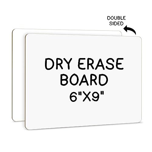 6×9 Inches Small White Board Dry Erase Mini Whiteboard for Students Office
