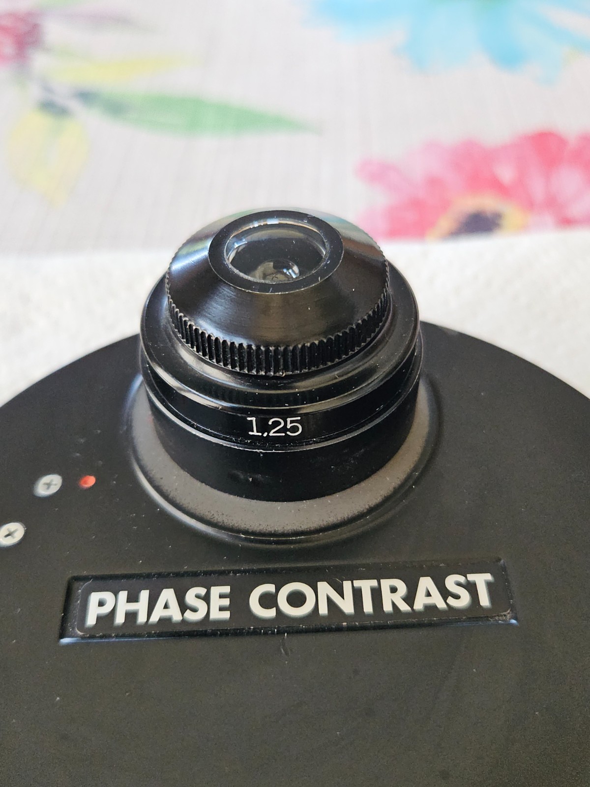 Olympus Phase Contrast Microscope Condenser + Four Objectives 10X-20X-40X-100X