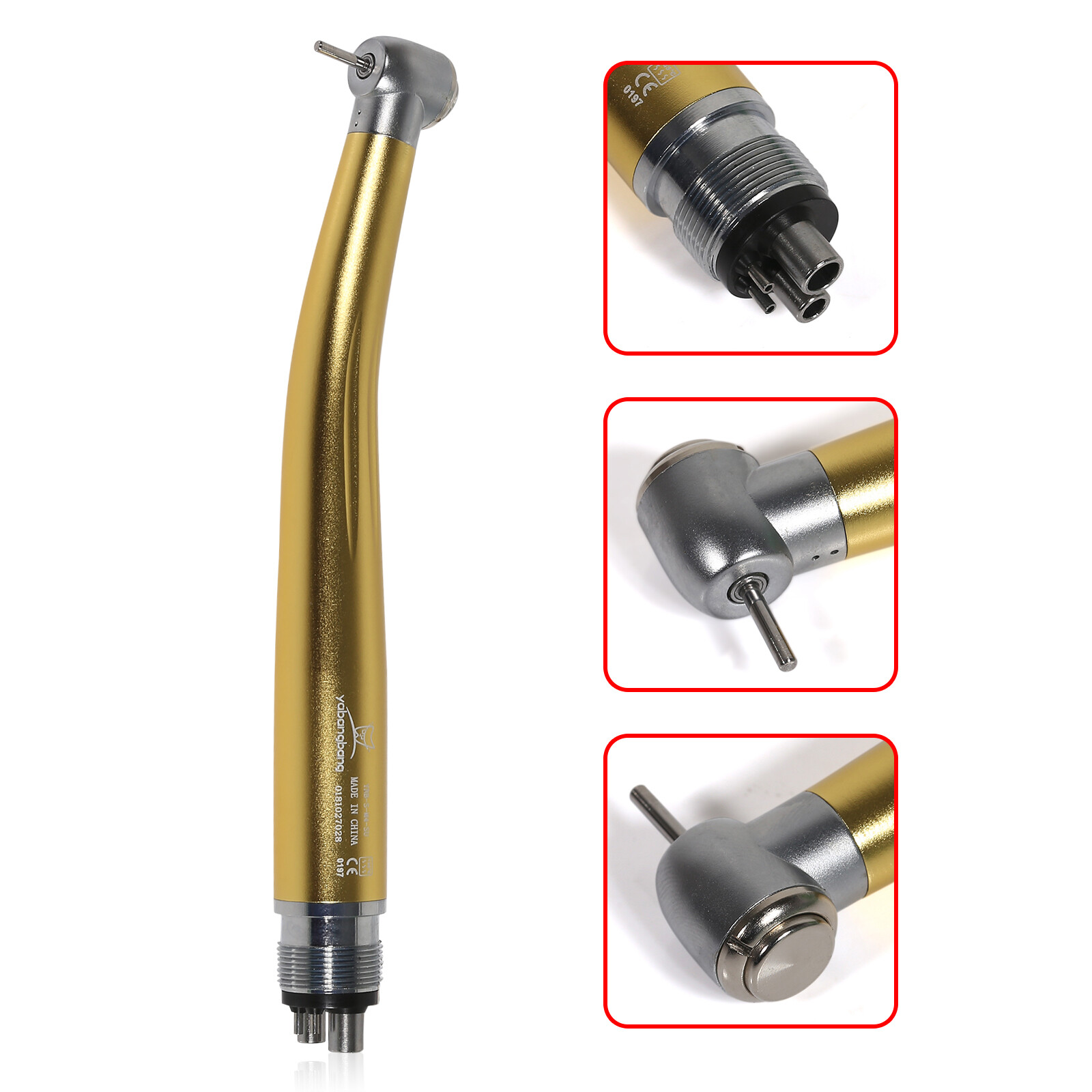 NSK Style Dental High speed Turbine Handpiece Cartridge Rotor 4/2 hole Colors