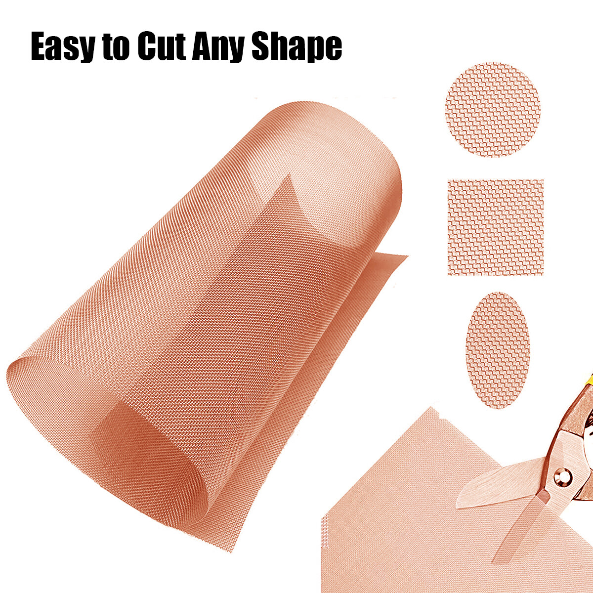 10-200 Mesh 99.9% Copper Screen Woven Mesh Screen Copper Mesh Cloth