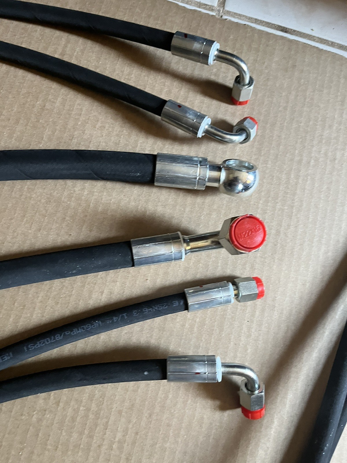 AGT/CFG/Miva/Rippa 1-3 Ton Chinese Mini Excavator Hydraulic Hose and Fitting Kit