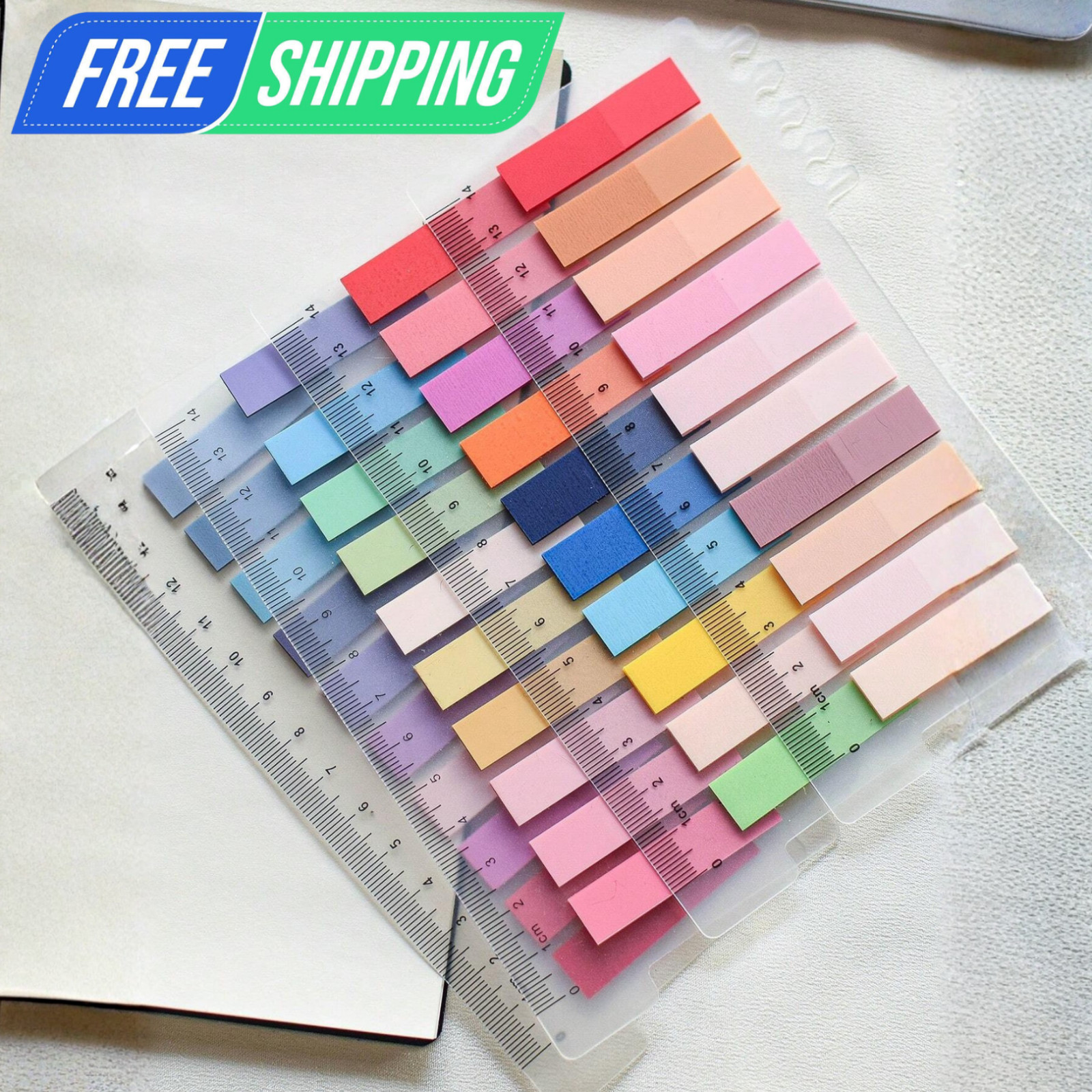 800Pcs Sticky Tabs Page Markers Morandi Index Tabs Book Flags Repositionable USA