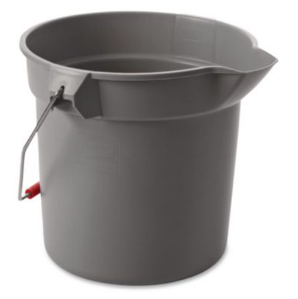 Rubbermaid Commercial Gray Bus Tote 20x15x5 Plastic Utility Box Tub Receptacle