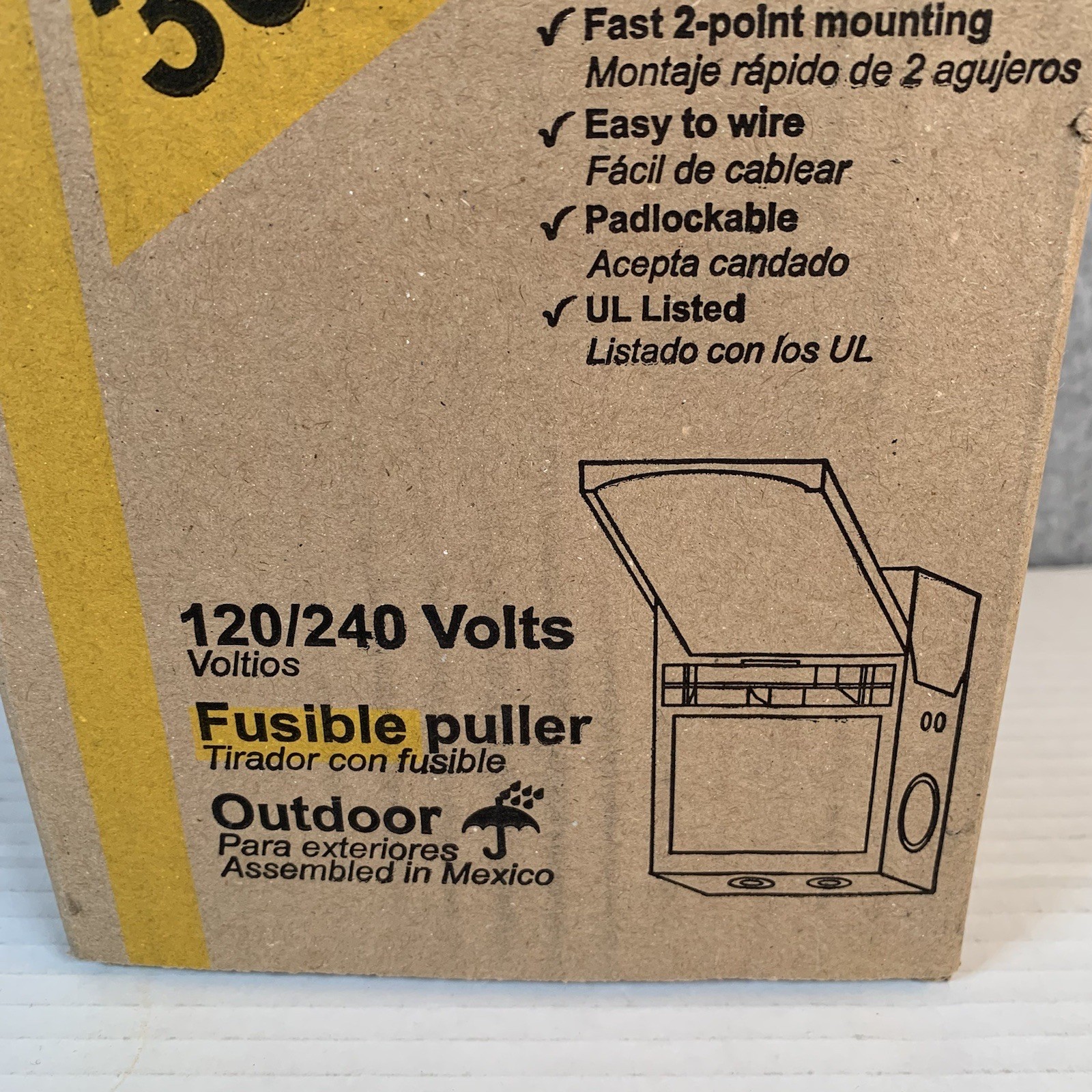 Genuine GE Air Conditioner Disconnect TF30RCP 30 Amps Fusible NEW Boxed