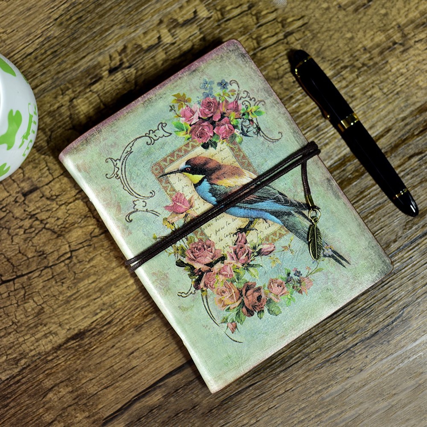 MALEDEN Vintage Refillable Journal, Premium Leather Traveler Notebook Sketchb…