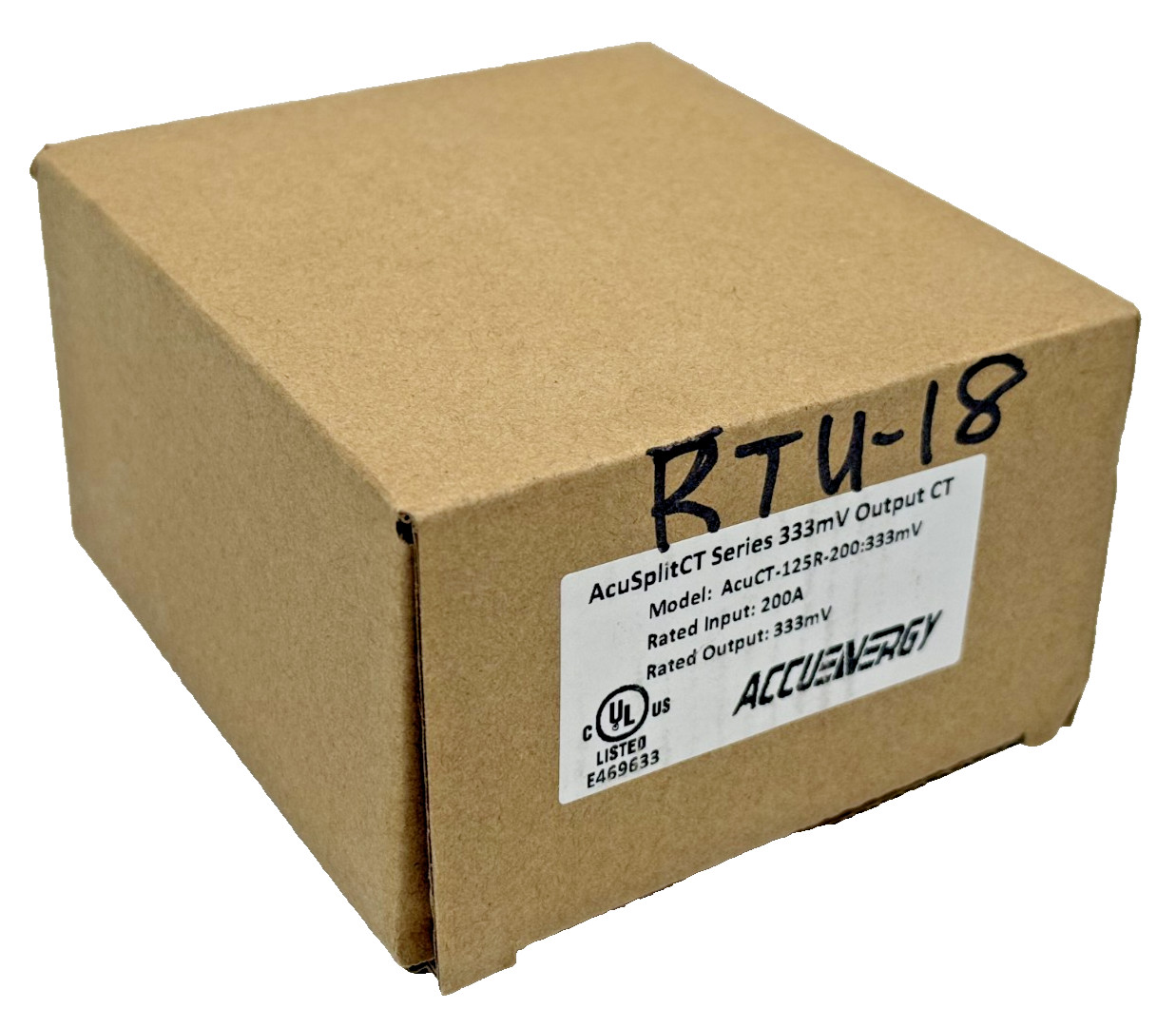 ACCUENERGY AcuSplitCT Series 333mV Output CT AcuCT-125R-200:333mV 200A