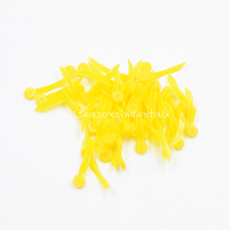 200 Pcs Dental Tooth Gap Wedge Disposable With Hole Diastema Wedges Wave Shape