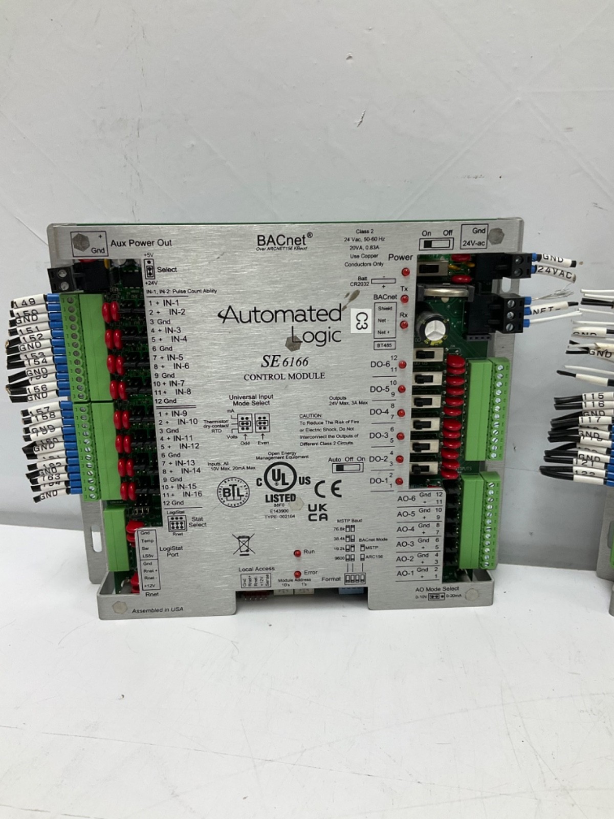AUTOMATED LOGIC SE6166 CONTROL MODULE