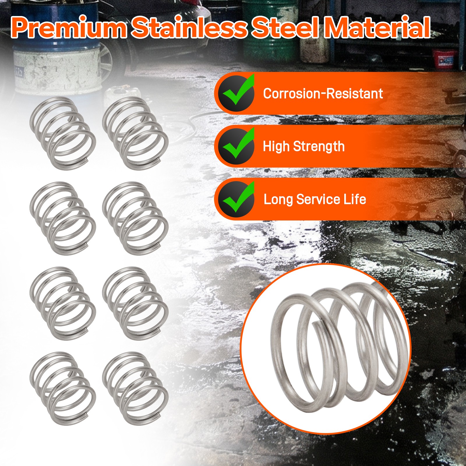 8x Pilot Control Spring Mod Kit For AGT Rippa Mini Excavator Fix Jerky Controls