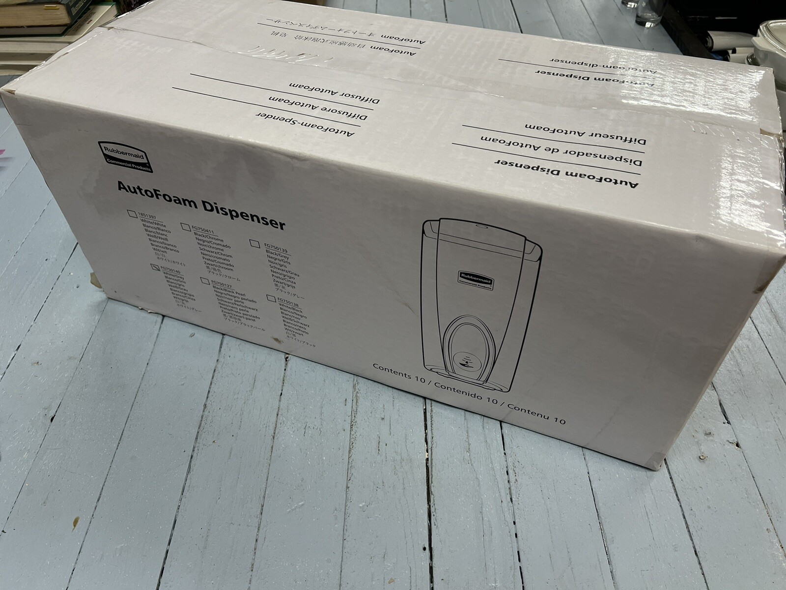 Rubbermaid Auto Foam Soap Dispenser CASE 10 – Restaurant, Bar, Kitchen, Restroom