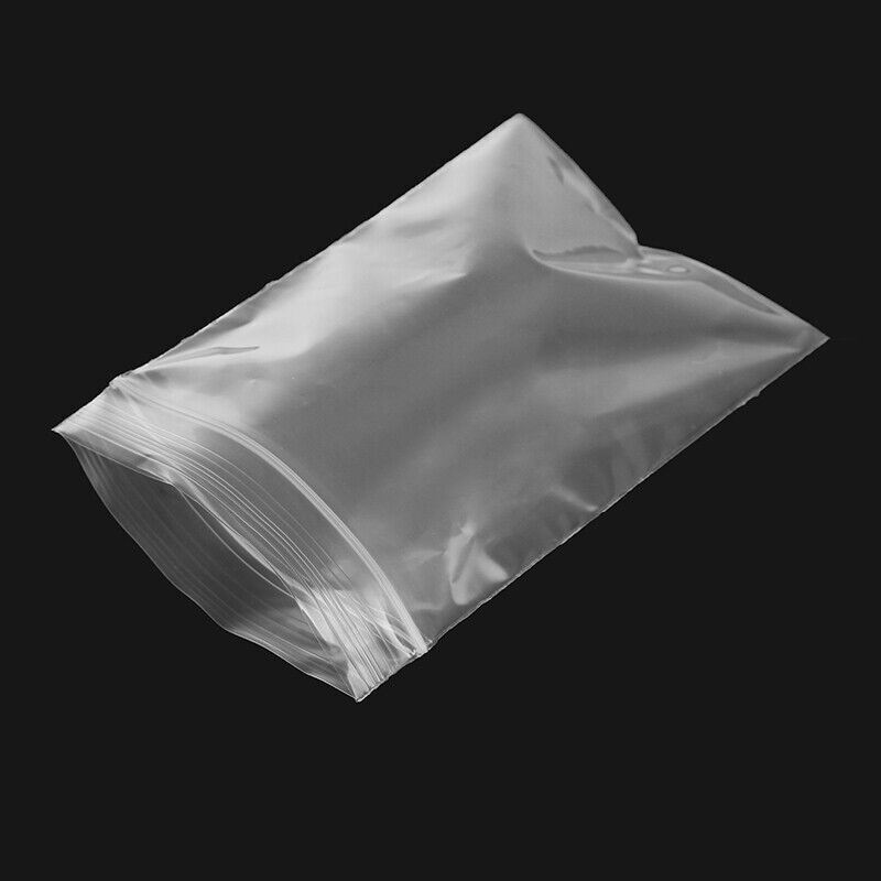 100 – 3″ x 6″ ZIP SEAL TOP LOCK BAGS CLEAR 2 MIL PLASTIC RECLOSABLE BAGGIES