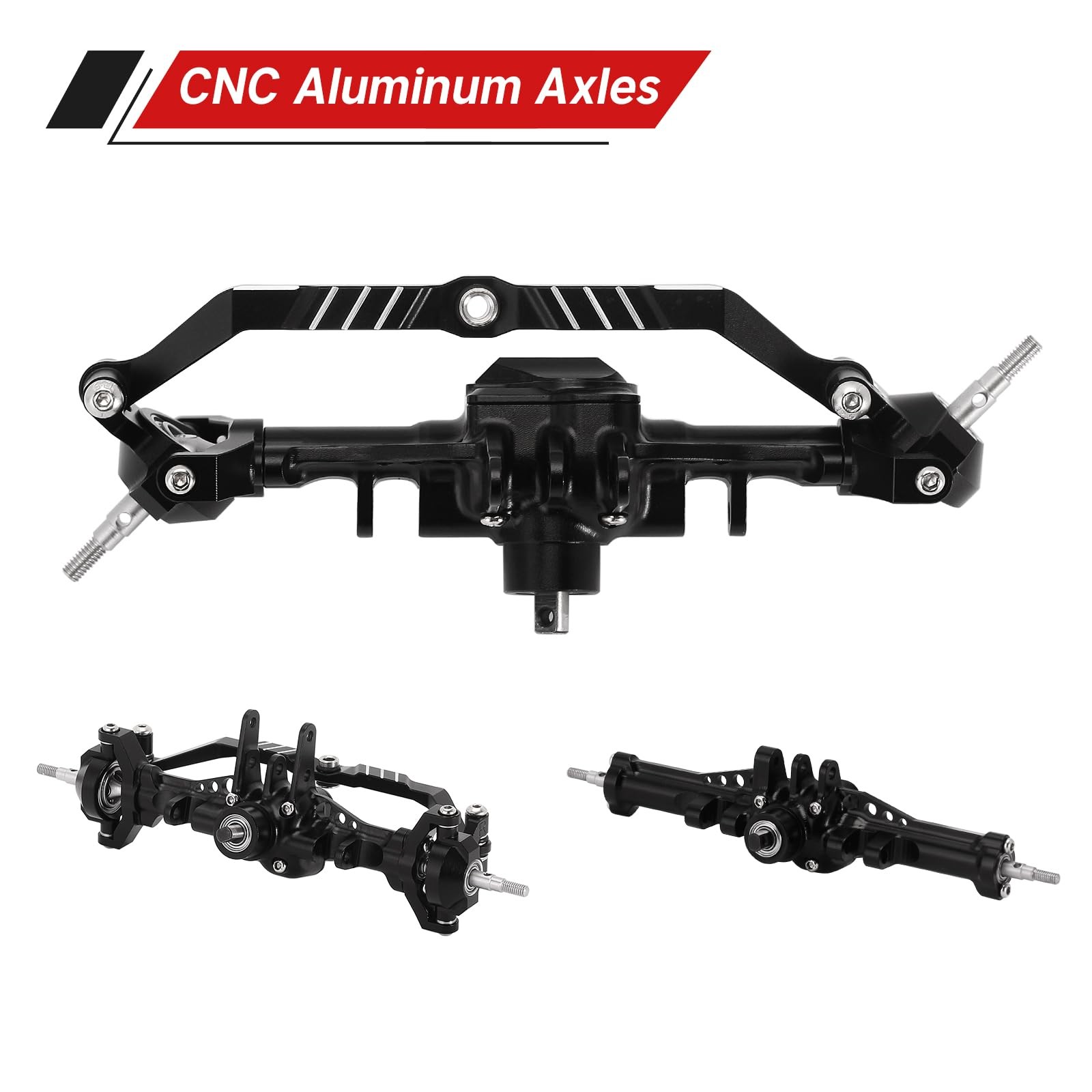 Injora Frontrear Axles Set – 4Mm Extended Aluminum Complete Axles For Trx4M