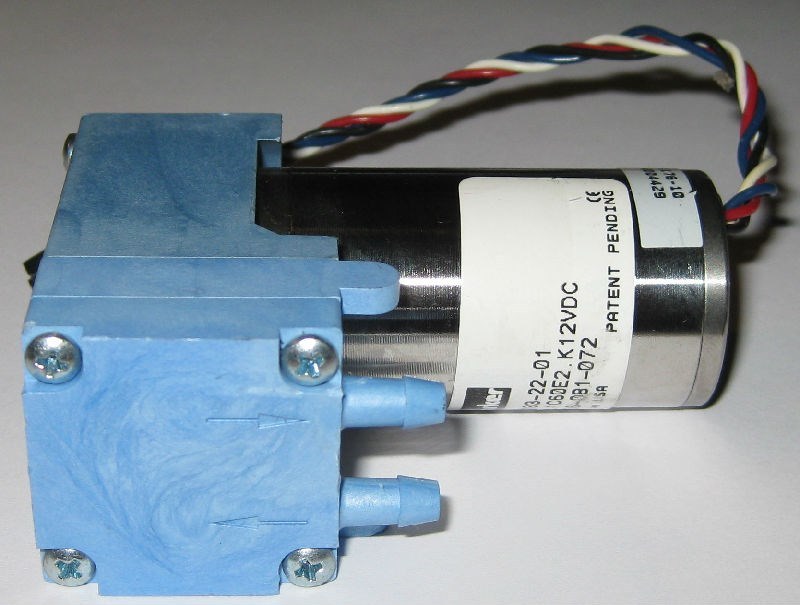 2 X Mini Diaphragm Single Head Air and Gas Hargraves Pump – 6 l/min – 12 V DC