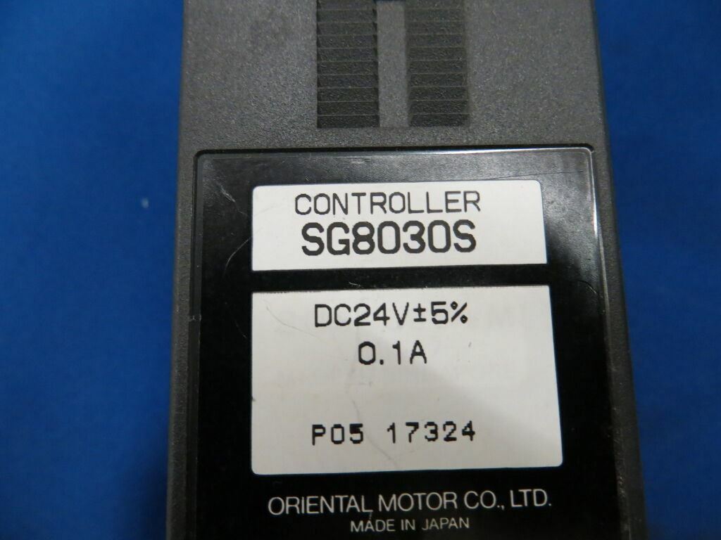 Oriental Motor Vexta Controller SG8030S Used 24 Volt DC T62