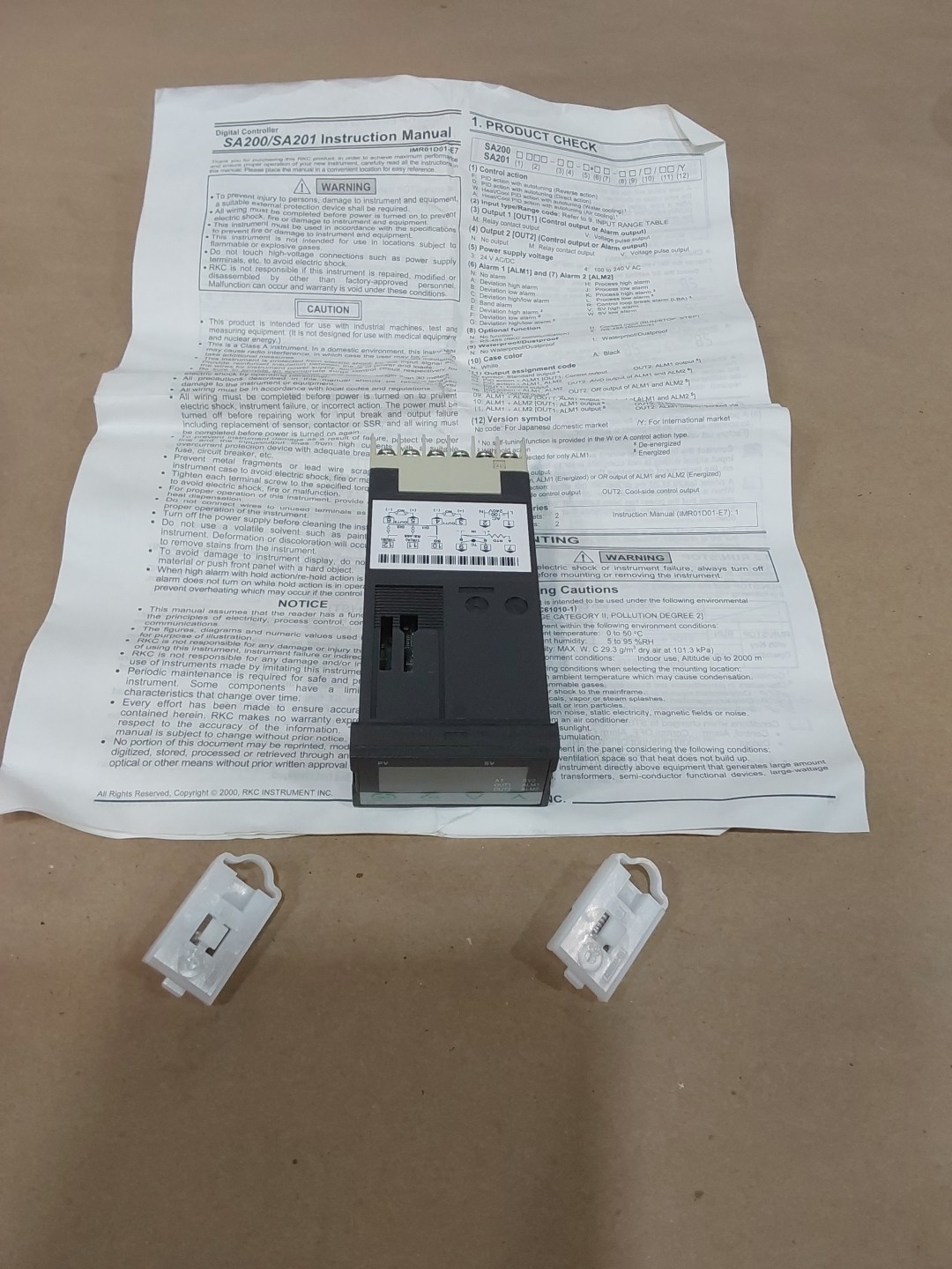 RKC DIGITAL TEMPERATURE CONTROLLER SA200 7287