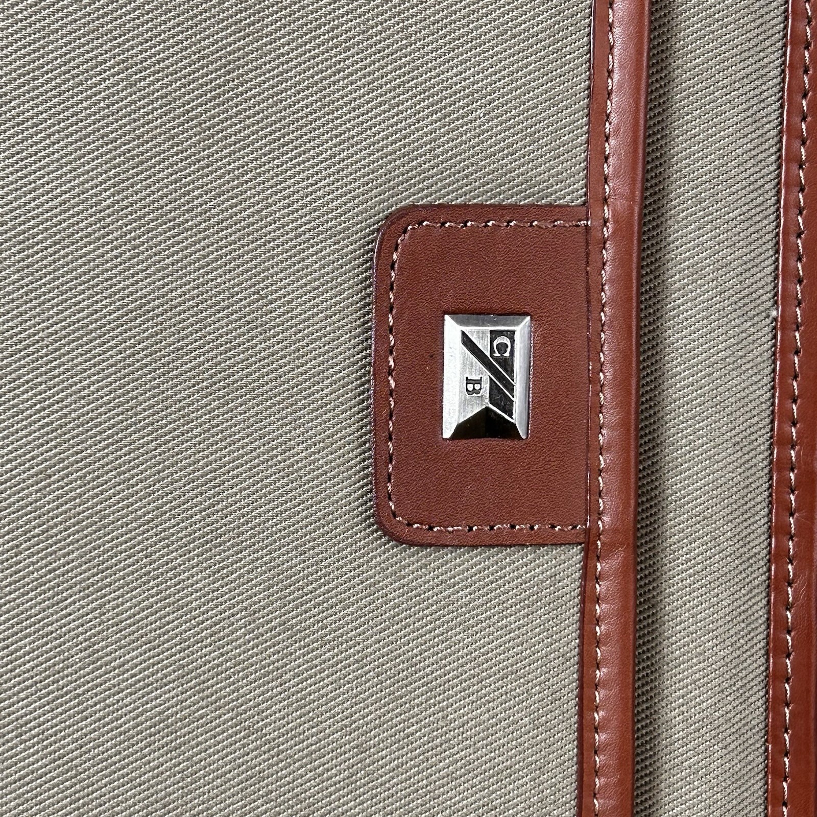 Cutter & Buck Leather And Canvas Pad folio Notepad Notebook