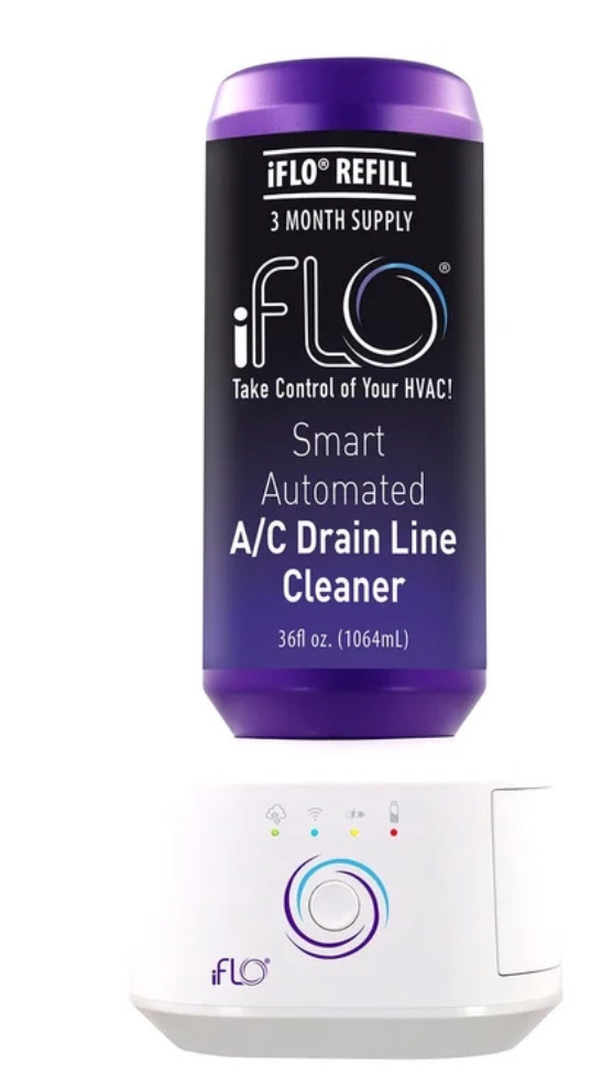 iFLO Smart Automated A/C Drain Line Cleaner HVAC 3 Month Refill Kit System New