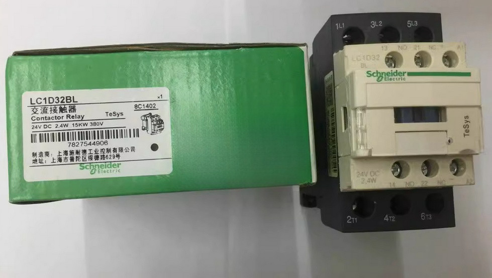 1PCS Brand New Unopened Schneider Contactor LC1D32BL DC24V Fast Delivery