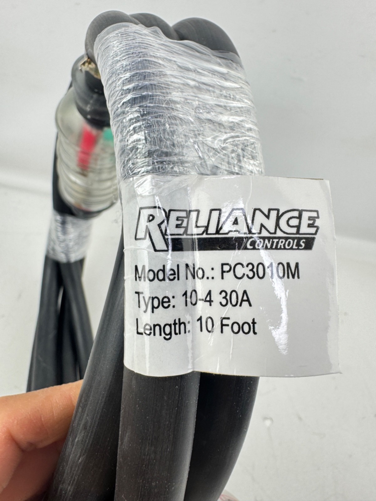 Reliance Controls PC3010M Generator Power Cord 30-Amp L14-30 10 Foot