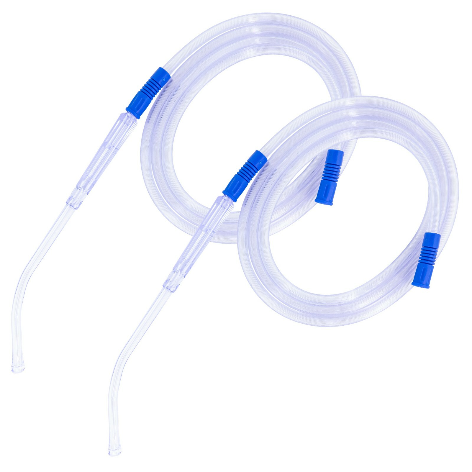LINE2design Yankauer Oral Suction Tip & Tubing Vented – Clear – Pack of 2