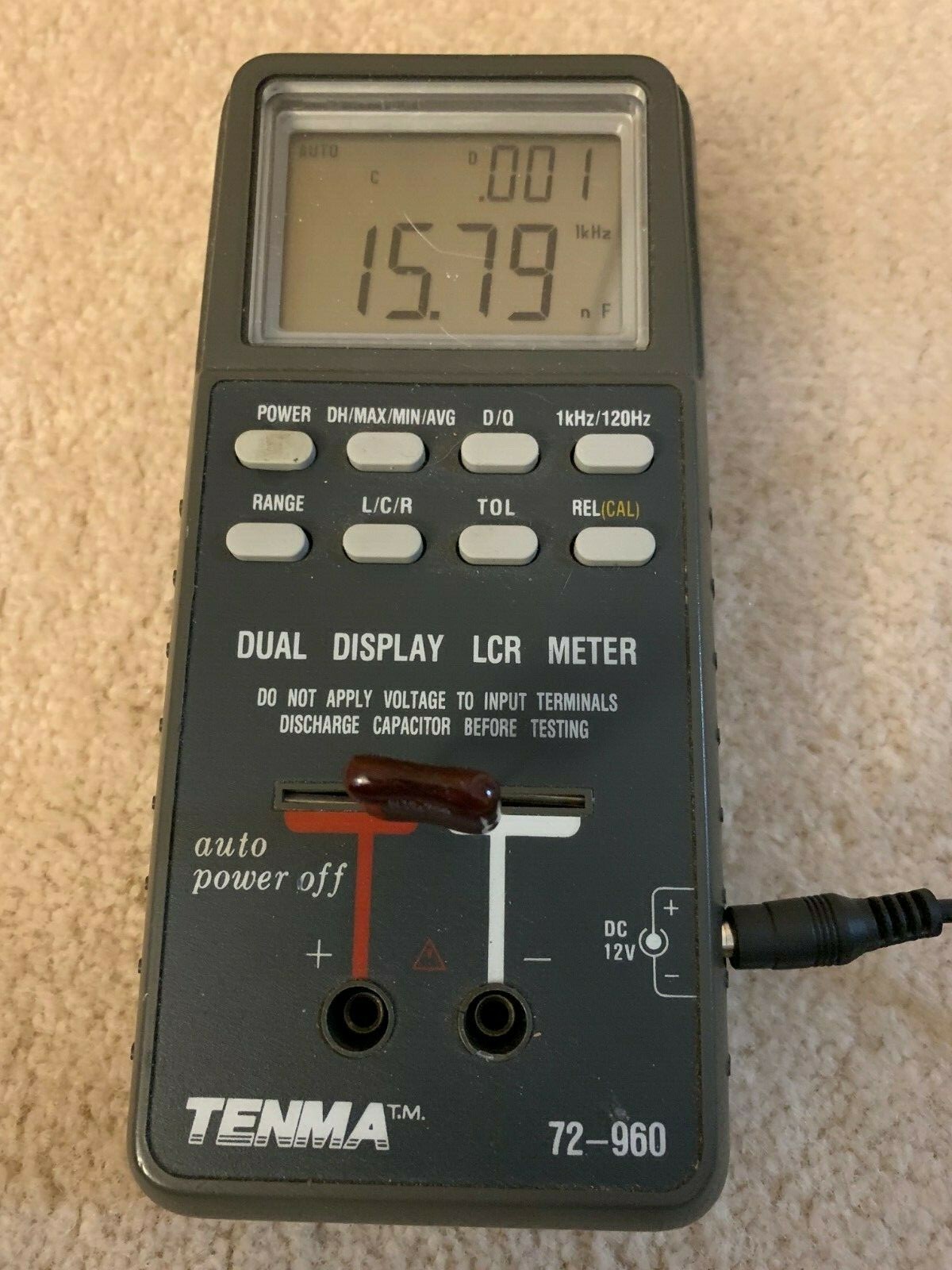 1 CDE 0.0157uF 500V 1% Mica Capacitor Radial, Between 0.015uF and 0.016uF