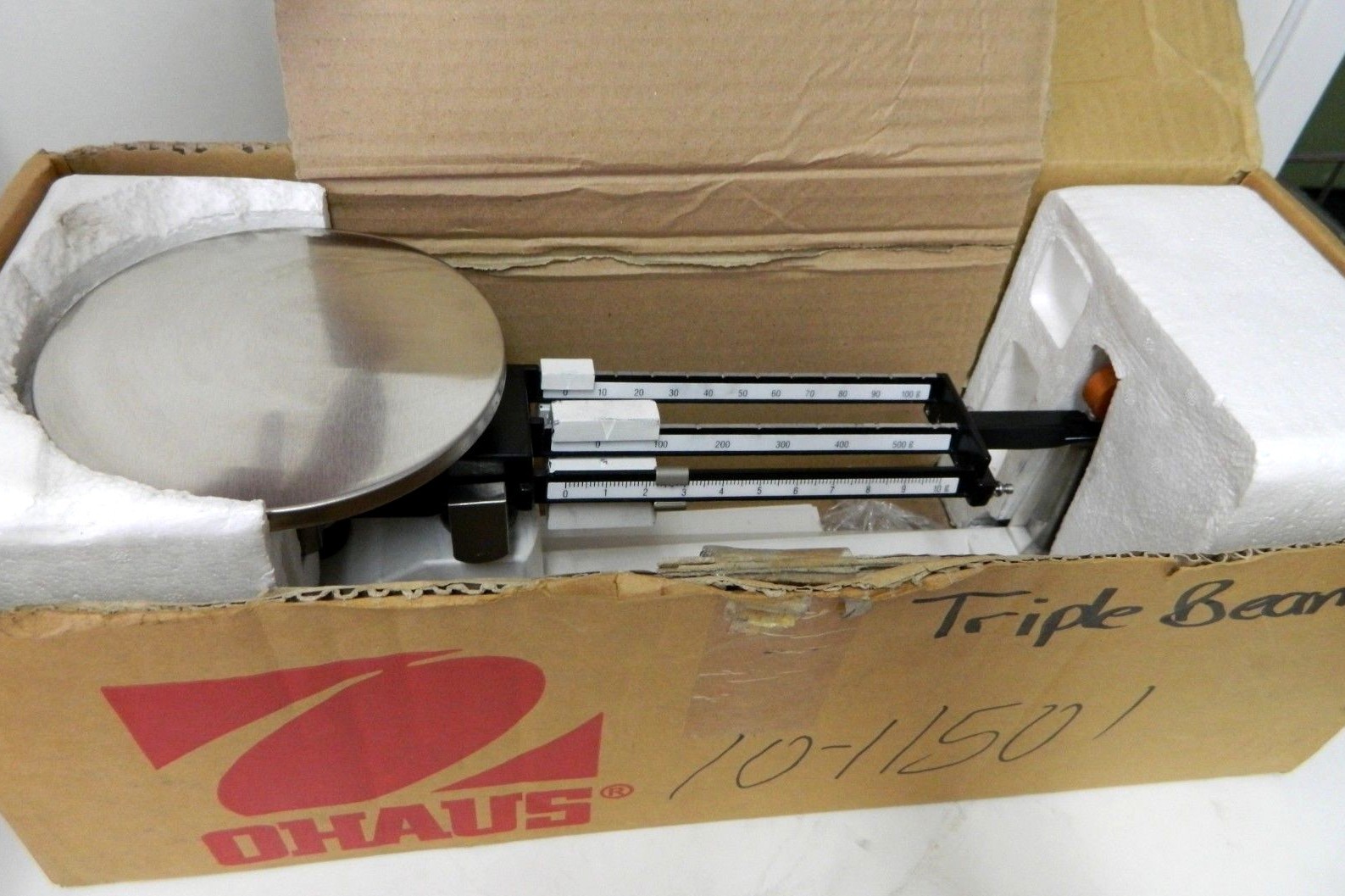 Ohaus Triple Beam Junior TJ611 Mechanical Balance 610g x 0.1g