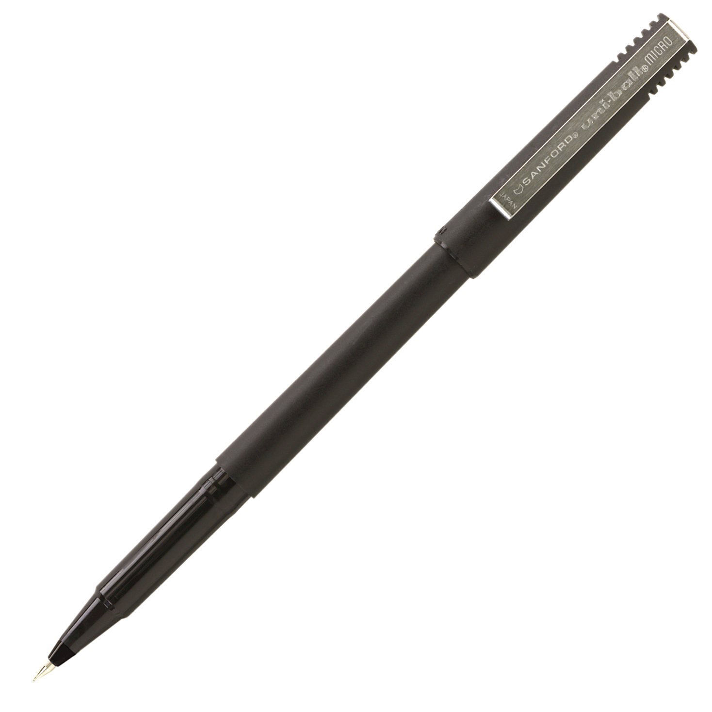 60151 Uni-Ball Roller Rollerball Stick Pen, Black Ink, Micro Point, Pack of 1