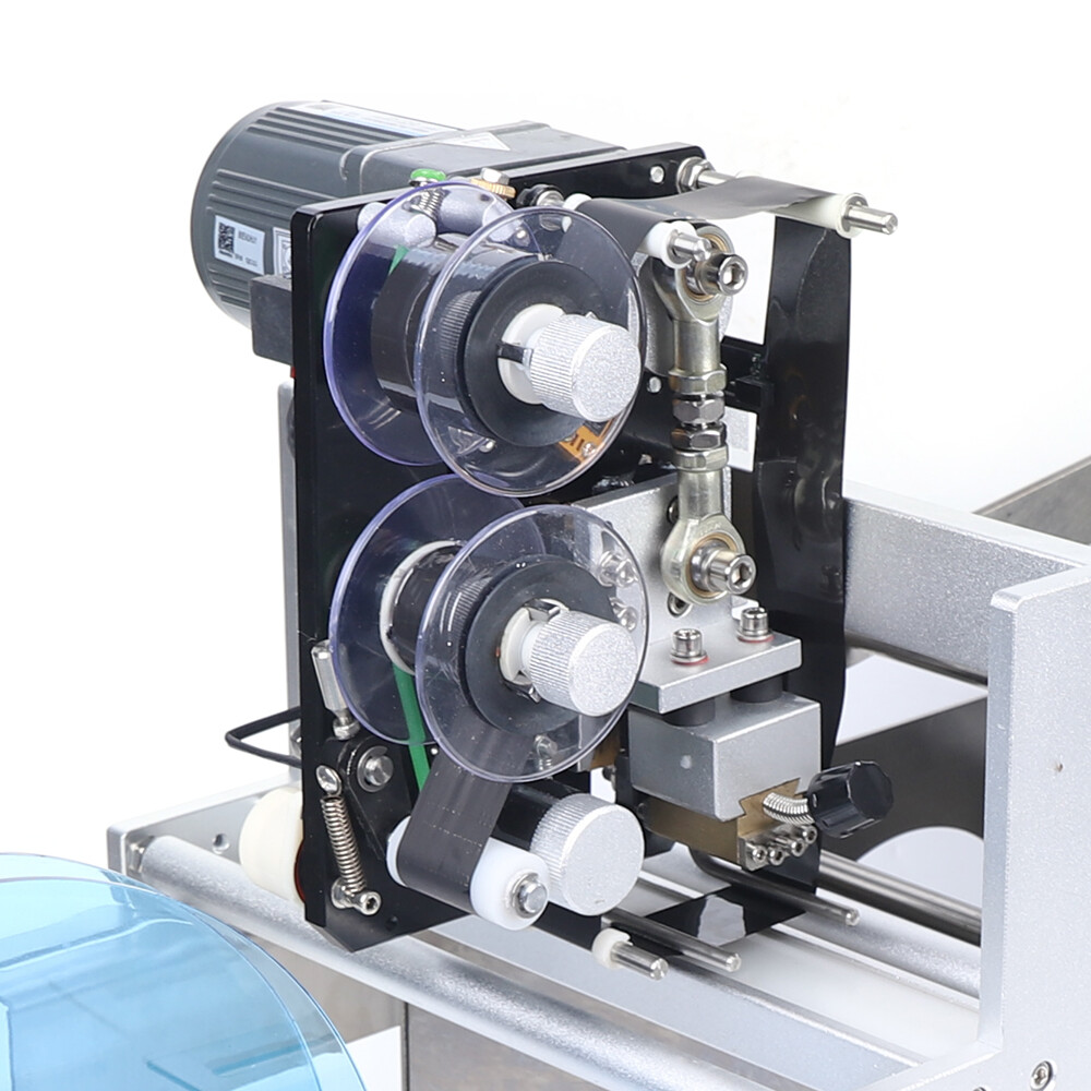 Professional Bottle Labeling & Coding Machine Desktop Semi-auto Bottle Labeller