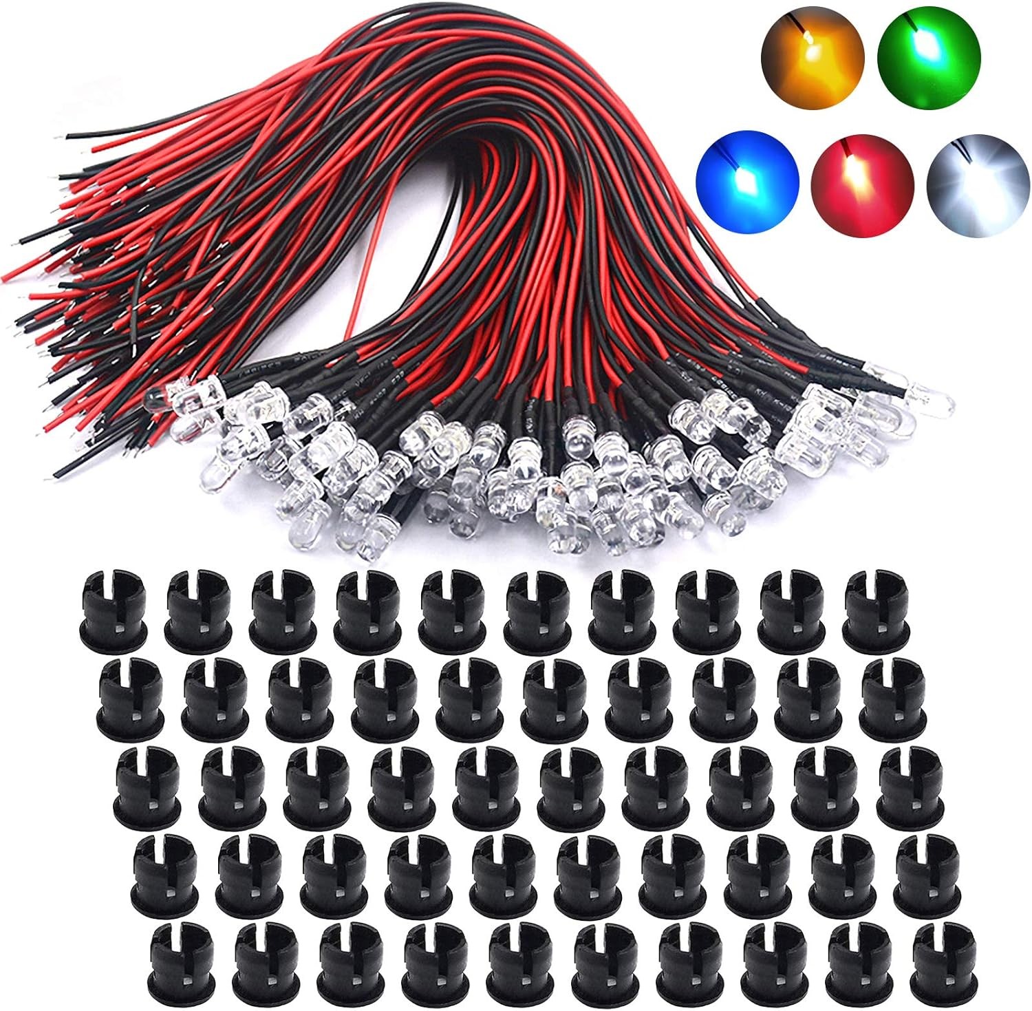 5mm Pre Wired LED Lights 12V Micro LED Strips Low Voltage Ultra Thin Diode