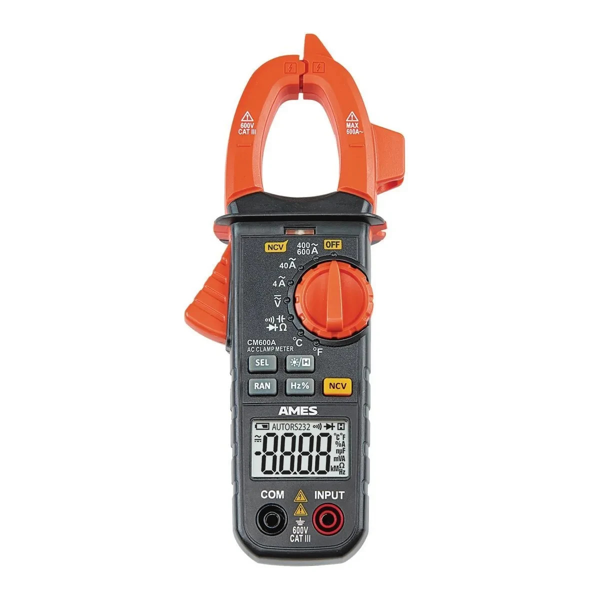 AMES INSTRUMENTS CM600A 600A AC Clamp Meter – Digital Multimeter – Tested & Work