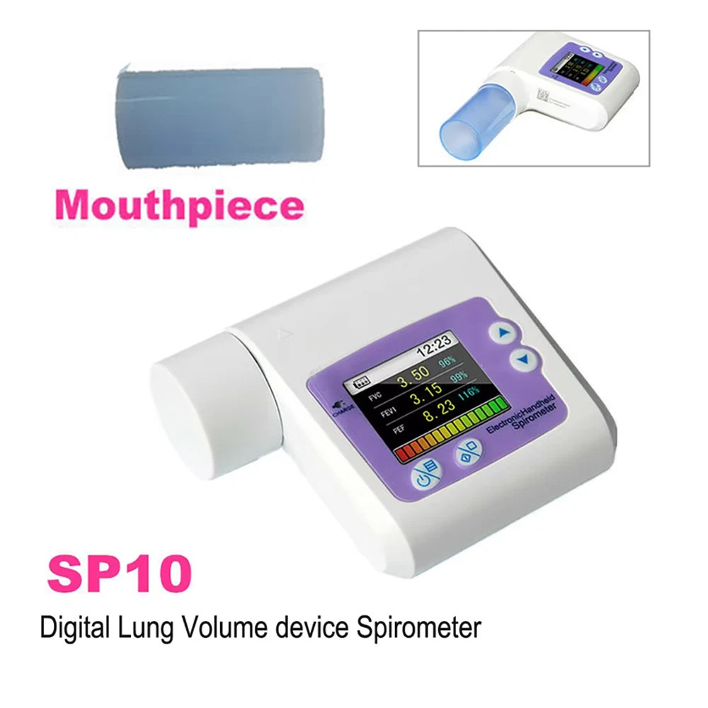 SHIP USA Contec SP10 Digital Electronic Spirometer + Software Clinic or Home Use
