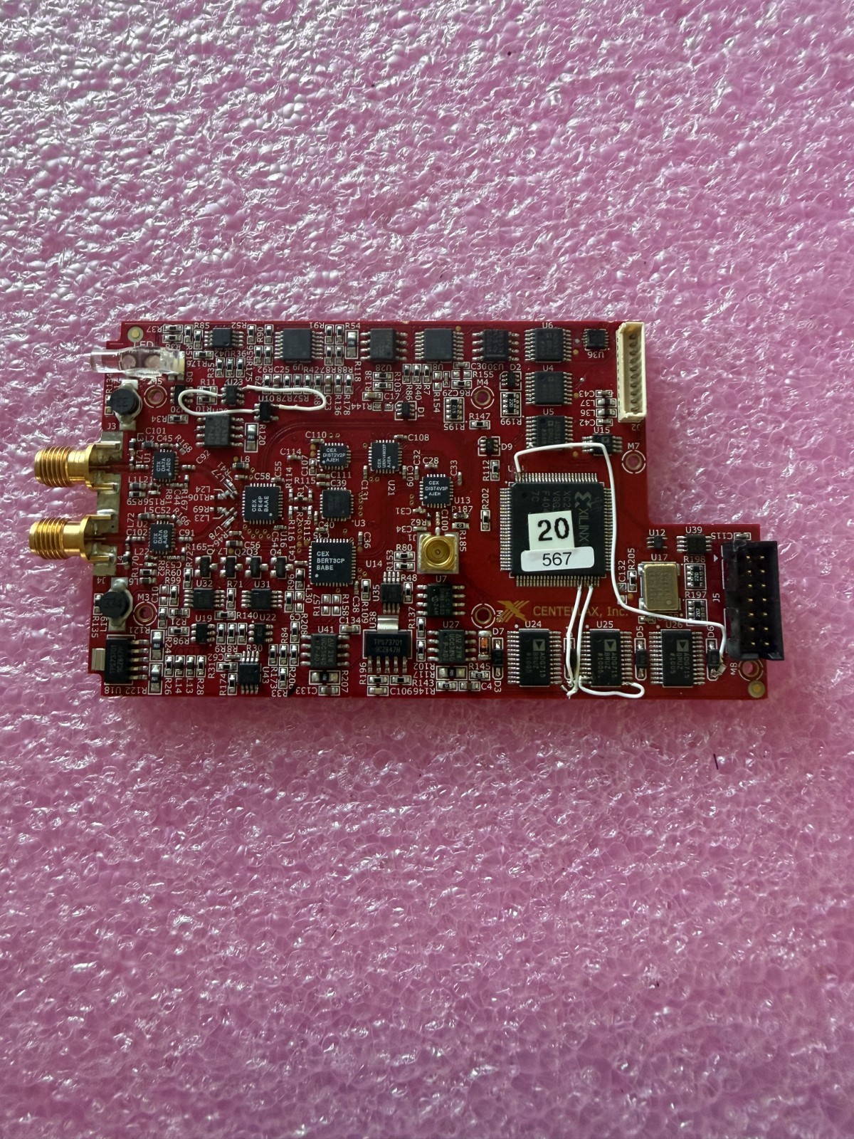 CENTELLAX TG7P1A 06.04.10 P381 REV.2 BOARD ASSEMBLY ***AS-IS***