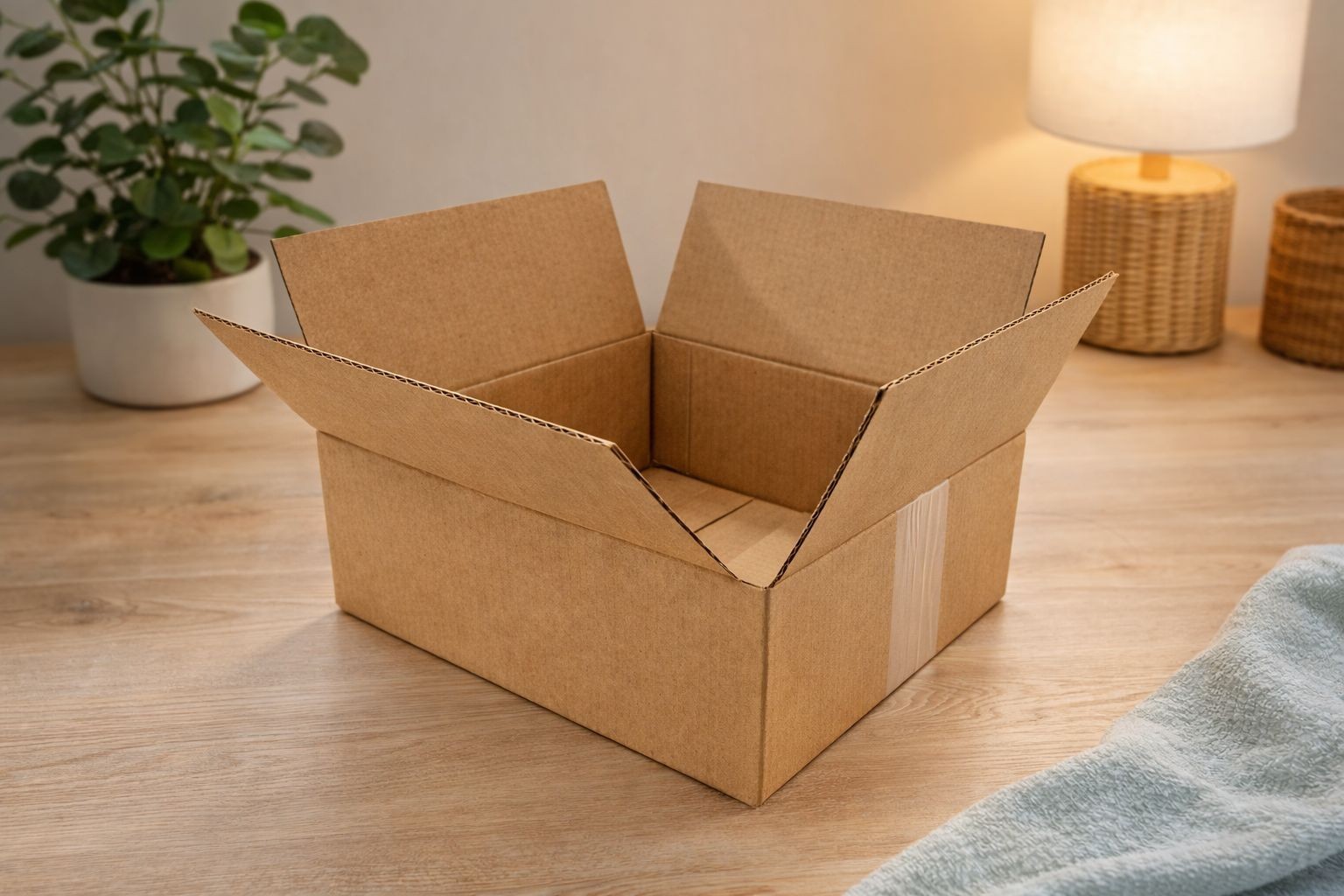 100 8x6x4 Cardboard Paper Boxes Mailing Packing Shipping Box Corrugated