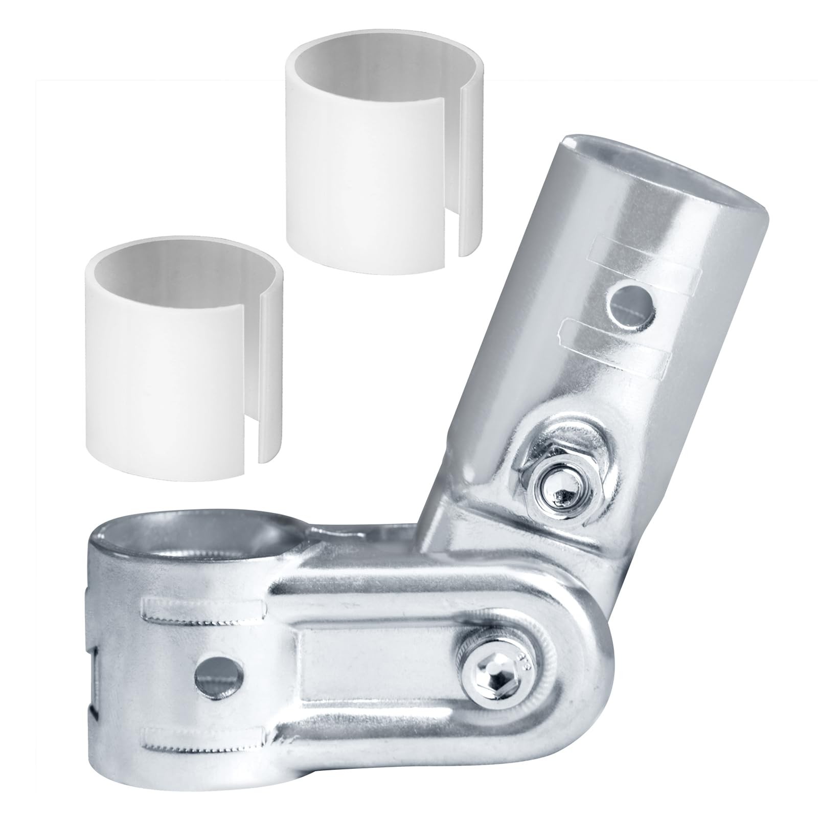 Eoere 10 Sets Adjustable Pivot Angle Pipe Fittings Connector Fits 3/4 Emt